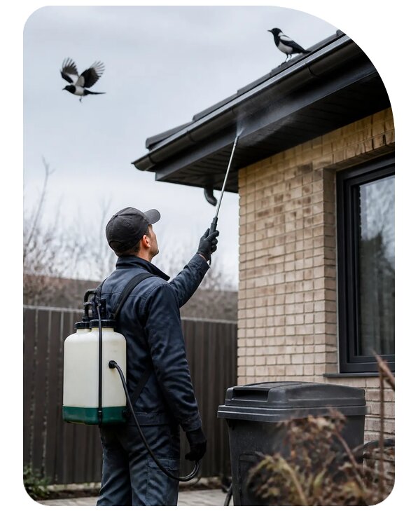Профессиональная защита от сорок в Азнакаеве по цене от 5131 р. | Сенат-Знк